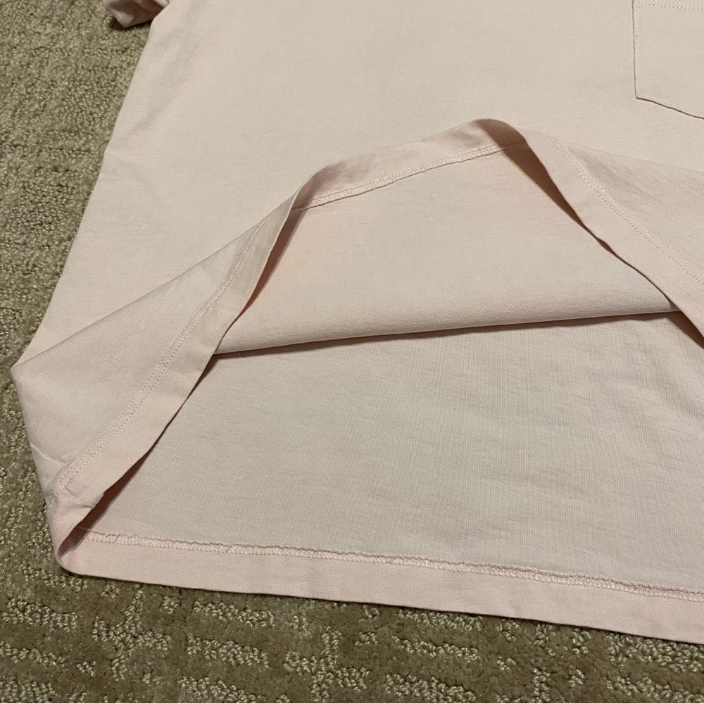 {Everlane} The Box-Cut Tee in Essential Cotton | Light Peach ~ Size Medium - Picture 8 of 15